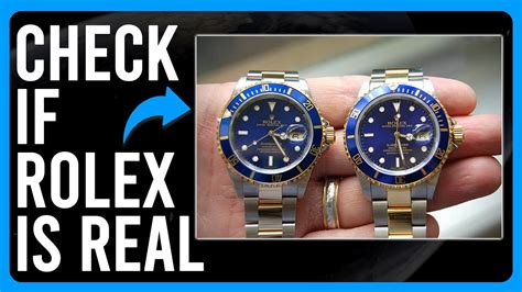 how do i know if my rolex watch is genuine|how to identify a Rolex.